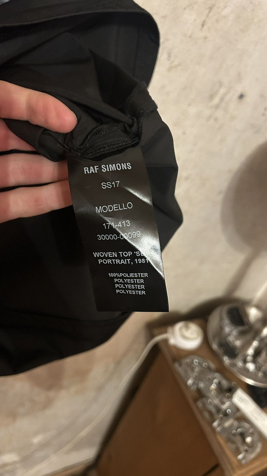Raf Simons SS17 Robert Mapplethorpe ‘Self Portrait’ Tunic Size US XS / EU 42 / 0 - 5 Thumbnail