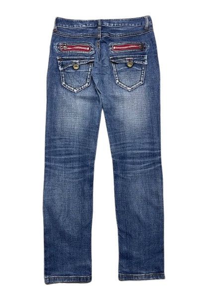 Japanese Brand JAPANESE BRAND RARE DESIGN PUNK STYLE FADED Size US 33 - 2 Thumbnail