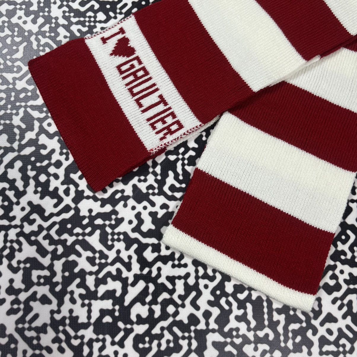 Jean Paul Gaultier Vintage Y2K Jean Paul Gaultier Striped Luxury Retro Scarf Size ONE SIZE - 7 Thumbnail