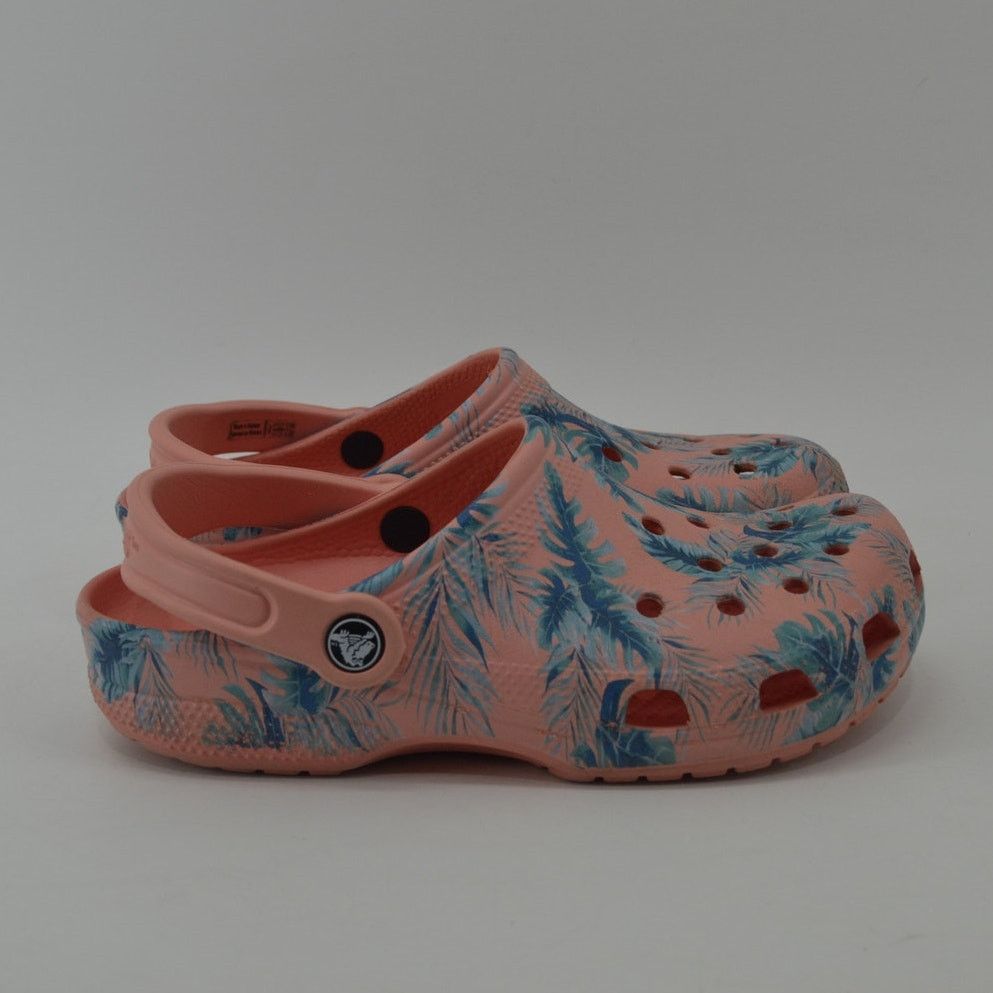 Crocs Crocs Coral Tropical Size 7W Classic Seasonal Graphic Clogs Size US 7 / IT 37 - 6 Thumbnail