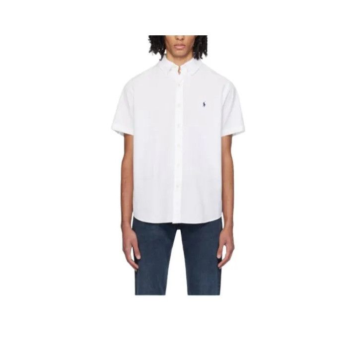 Polo Ralph Lauren Polo Ralph Lauren Men's White Short-Sleeve Shirt Size US M / EU 48-50 / 2 - 1 Thumbnail