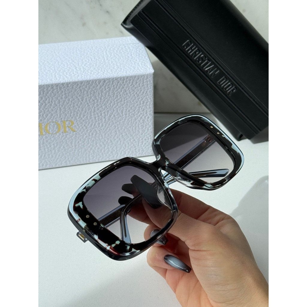 Dior NEW Dior DiorHighlight S3F Sunglasses in Havana Blue $490 Size ONE SIZE - 7 Thumbnail