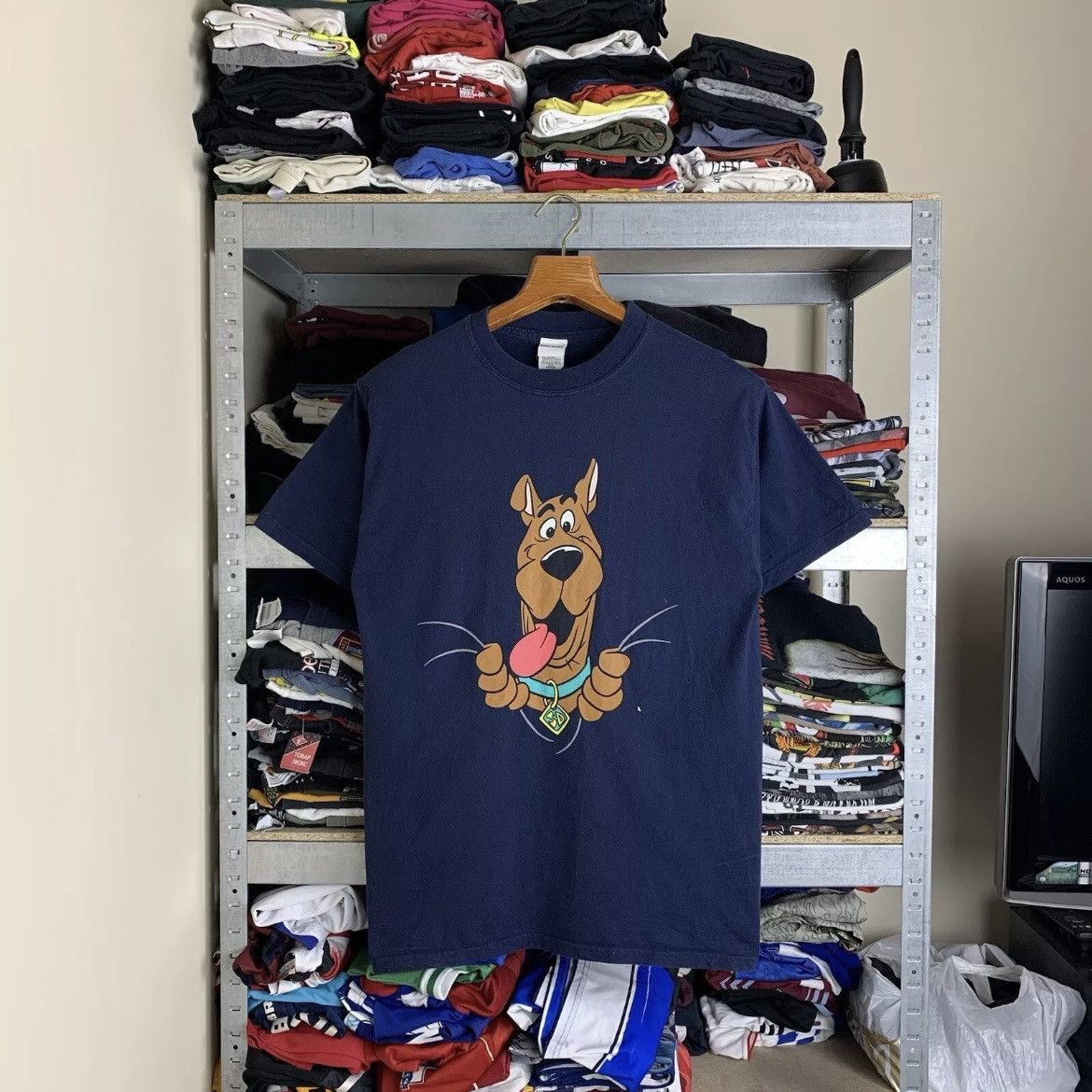 Vintage Rare! Vintage Scooby Doo Ass Big Logo Tee 1999 Warner Bros Size US L / EU 52-54 / 3 - 2 Thumbnail