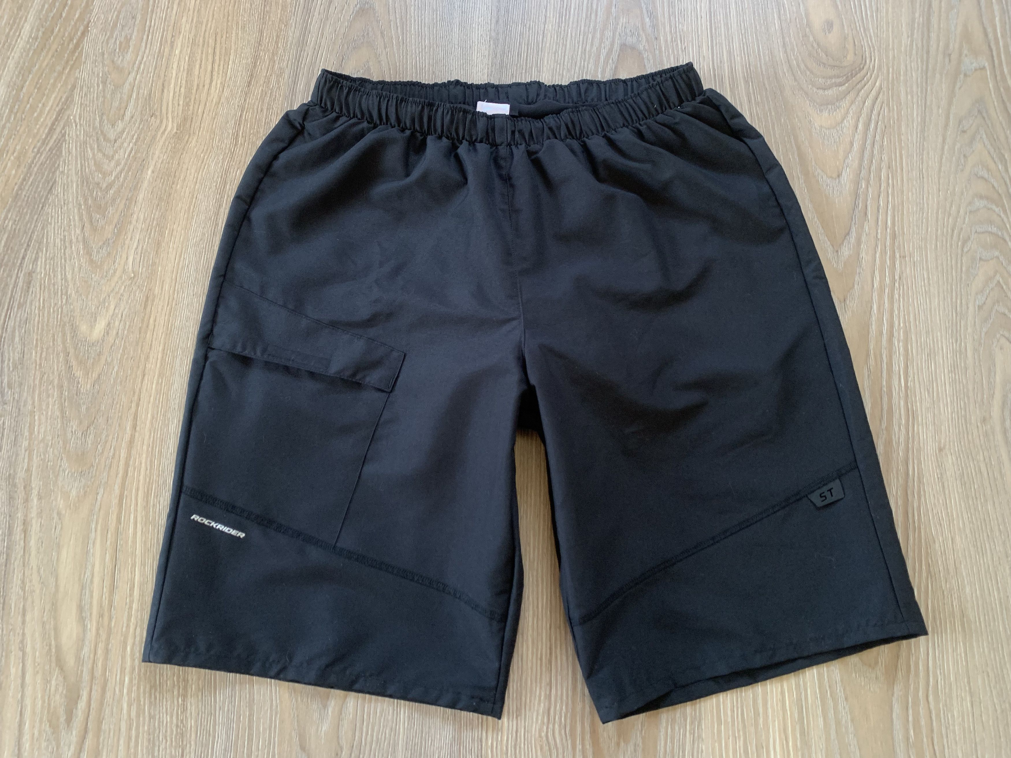 Sports Specialties Rockrider ST100 Mens Black MTB Bike Ride Padded Shorts Size US 34 / EU 50 - 2 Thumbnail