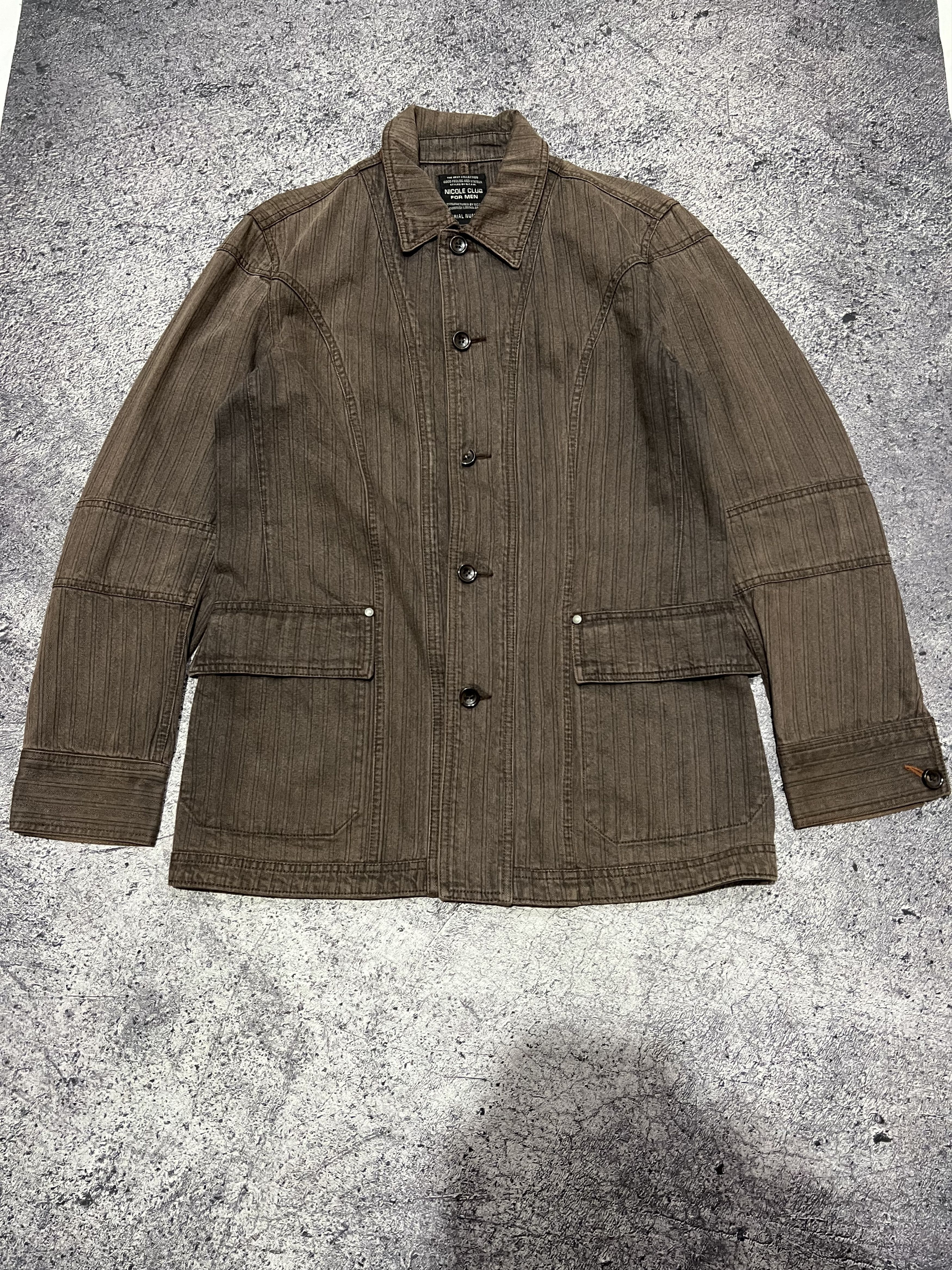 2000s Nicole Club For Men Stripe Chore Work Ifsix y2k Lgb