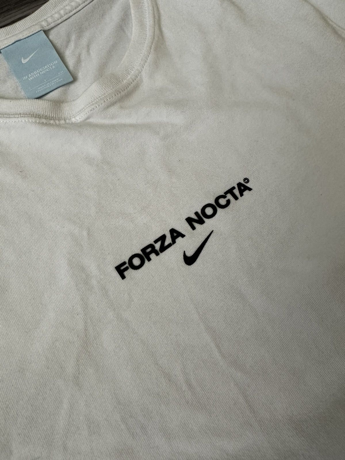 Nike Nike Forza Nocta White T shirt Big logo hype drake size M Size US M / EU 48-50 / 2 - 4 Thumbnail