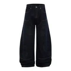VIBE Light Blue High Street Vintage Loose Jeans Size US 33 - 5 Thumbnail