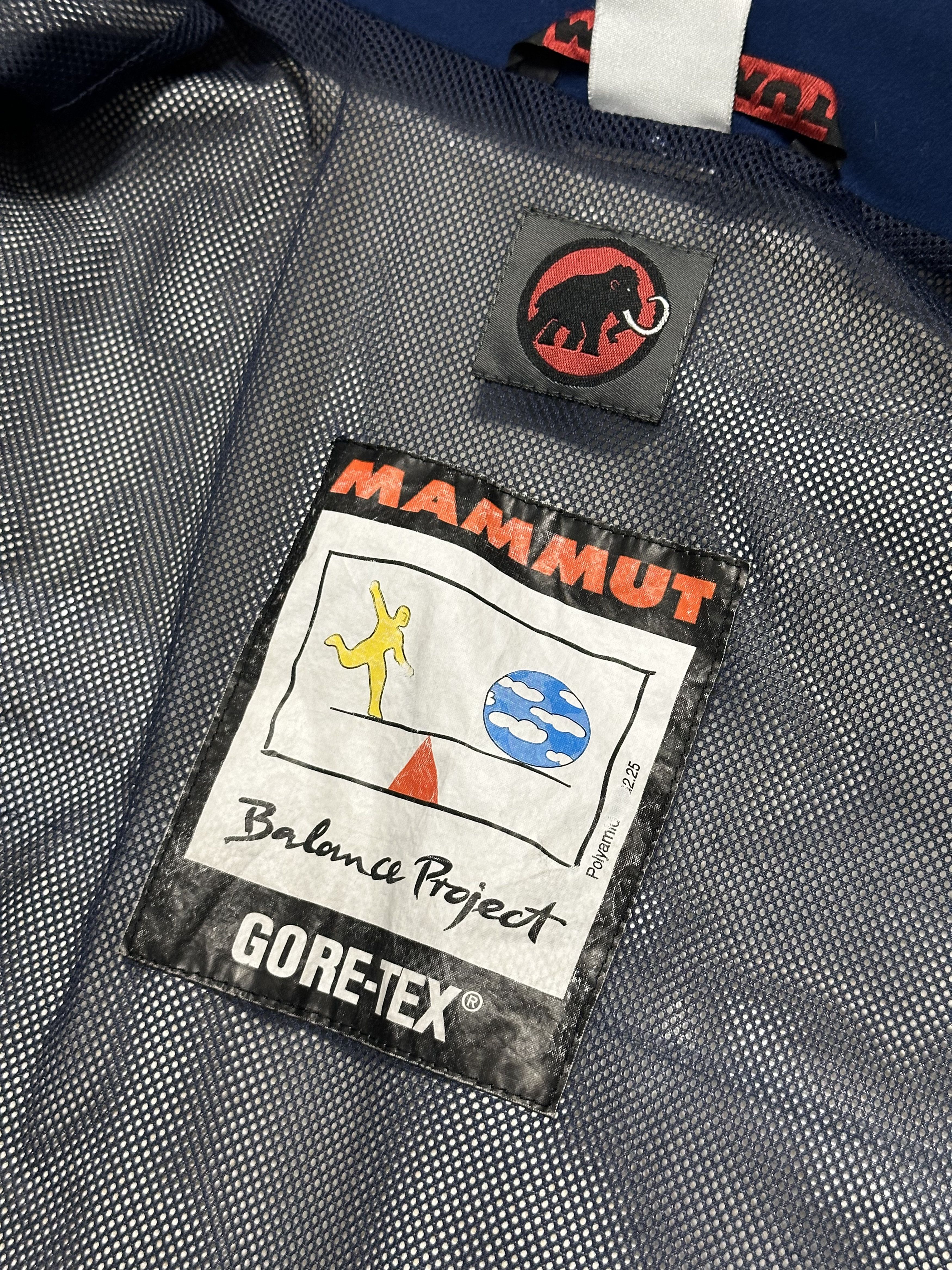 Mammut Mammut Extreme Vintage Orange & Blue Nylon Gore-Tex Jacket Size US L / EU 52-54 / 3 - 14 Thumbnail