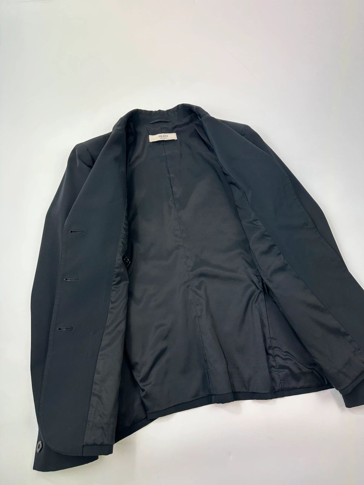 Prada Prada Milano SS2006 Black Elegant Blazer Jacket Size S / US 4 / IT 40 - 9 Thumbnail
