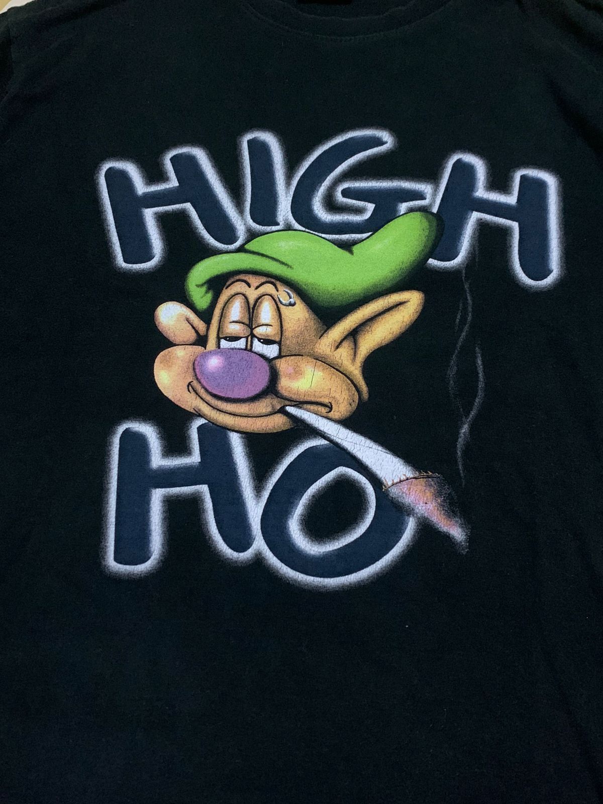 Vintage Vintage 2000s Cannabis " Weed " High Ho Tee Size US M / EU 48-50 / 2 - 2 Thumbnail