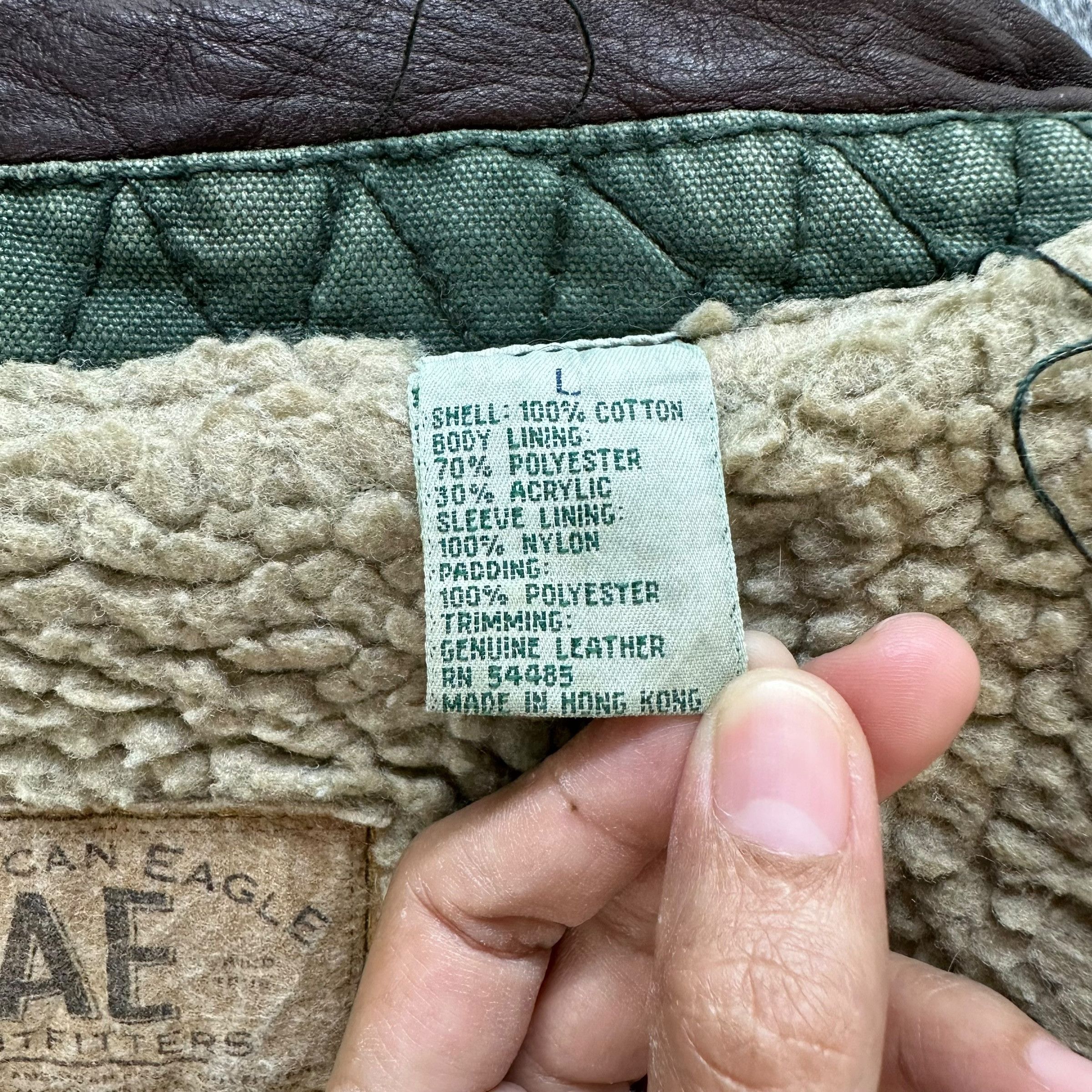 American Eagle Outfitters 90's AMERICAN EAGLE OUTFITTERS Green Sherpa Jacket #A39-0895 Size US L / EU 52-54 / 3 - 9 Thumbnail