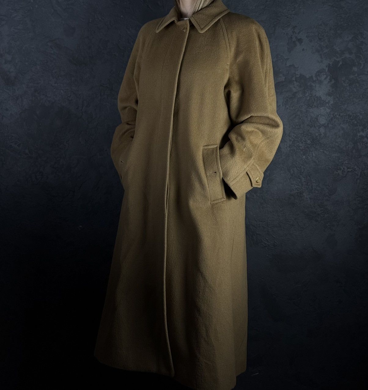 Burberry Prorsum Vintage Burberrys Prorsum Women’s Beige Wool Coat Size L / US 10 / IT 46 - 2 Thumbnail