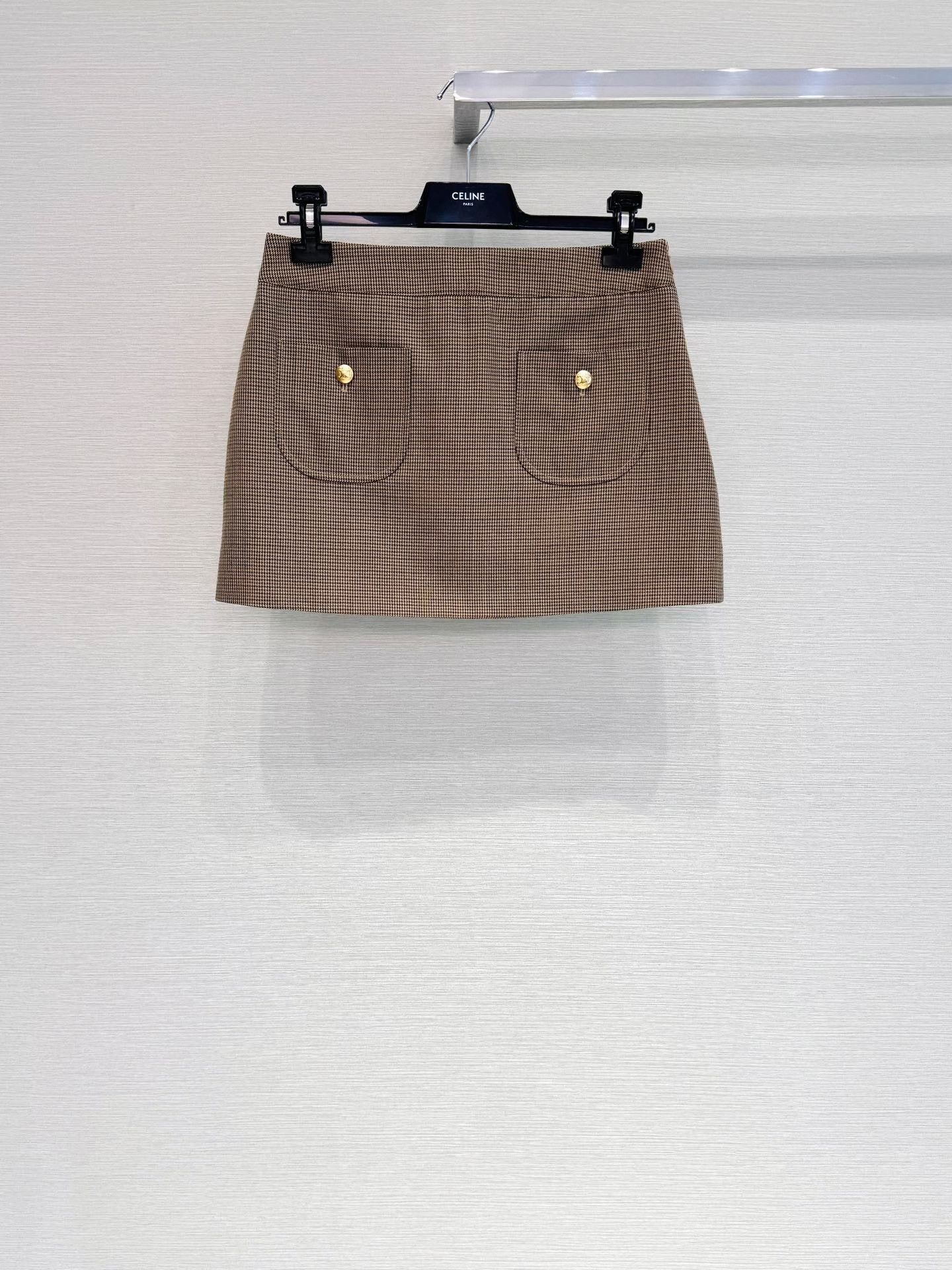 Celine Celine Classic Pocket Solid Skirt Size 38" / US 16 / IT 52 - 1 Thumbnail