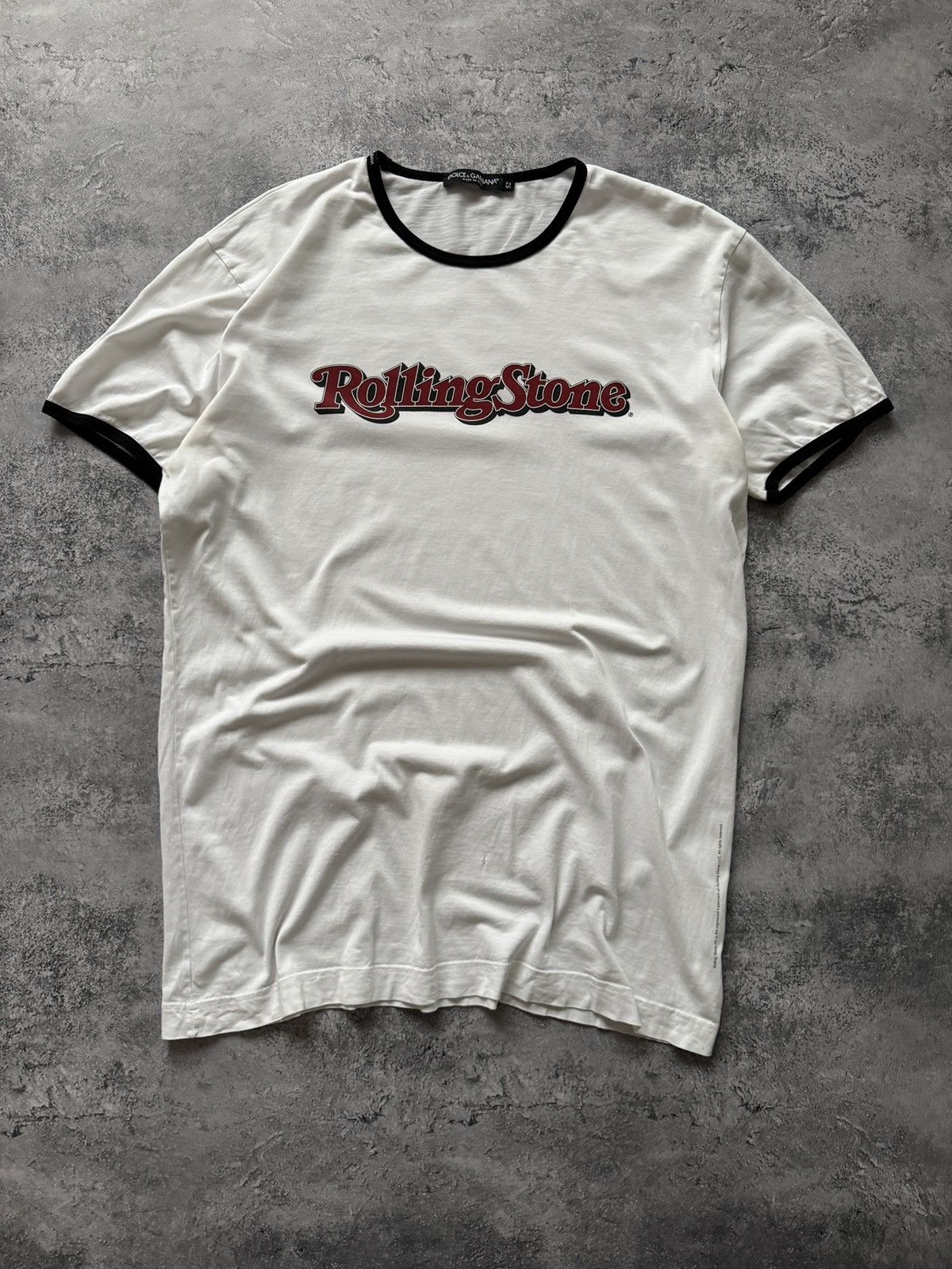 Dolce & Gabbana Dolce & Gabbana The Rolling Stones Vintage T-Shirt Size US L / EU 52-54 / 3 - 1 Thumbnail