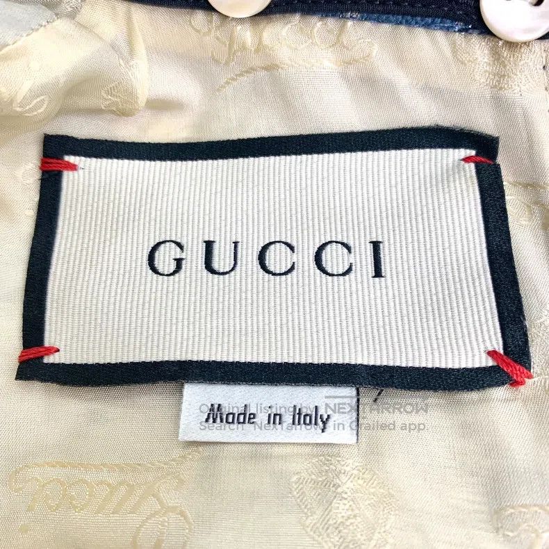 Gucci Gucci Blue logo old flower full print short-sleeved dress Size XS / US 0-2 / IT 36-38 - 5 Thumbnail