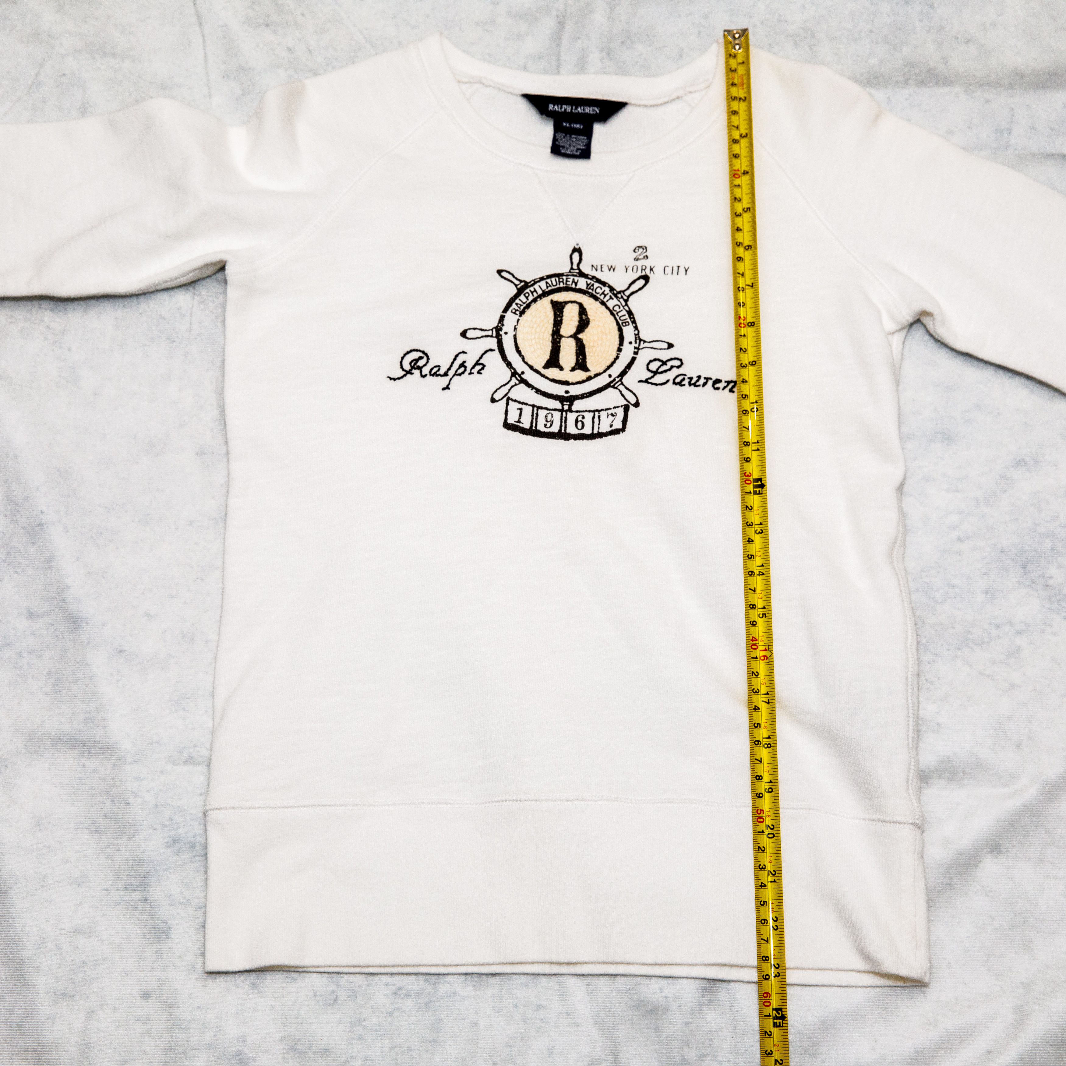 Ralph Lauren Ralph Lauren Yacht Club Sweat Shirt Embroidered Print Size XS / US 0-2 / IT 36-38 - 8 Thumbnail