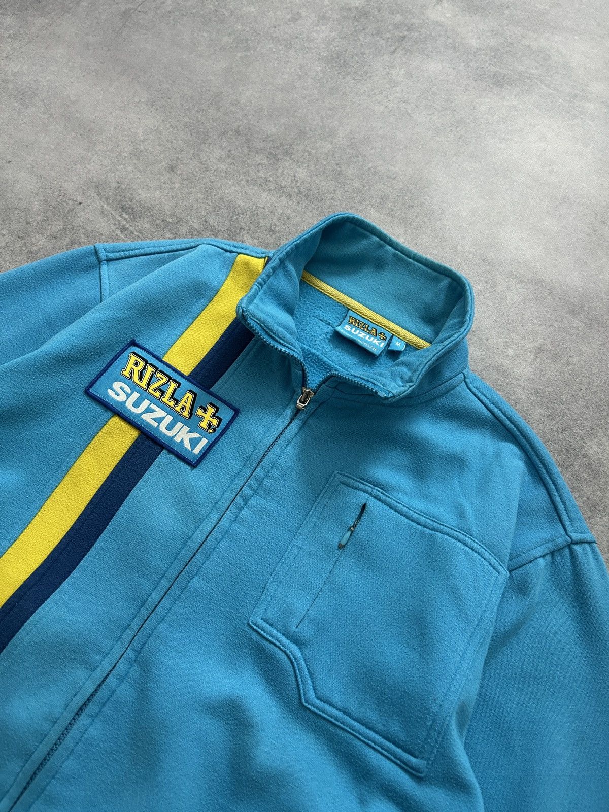 NASCAR Vintage Rizla Suzuki racing zip-sweatshirt mens rare Size US M / EU 48-50 / 2 - 4 Thumbnail