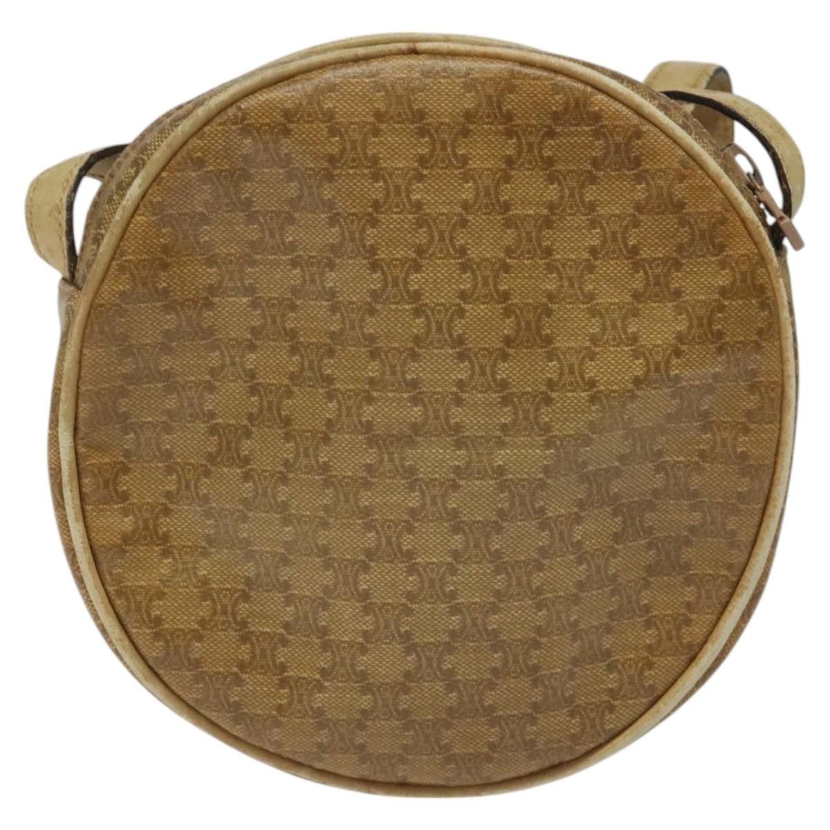 Celine CELINE Macadam Canvas Shoulder Bag Brown Size ONE SIZE - 3 Thumbnail