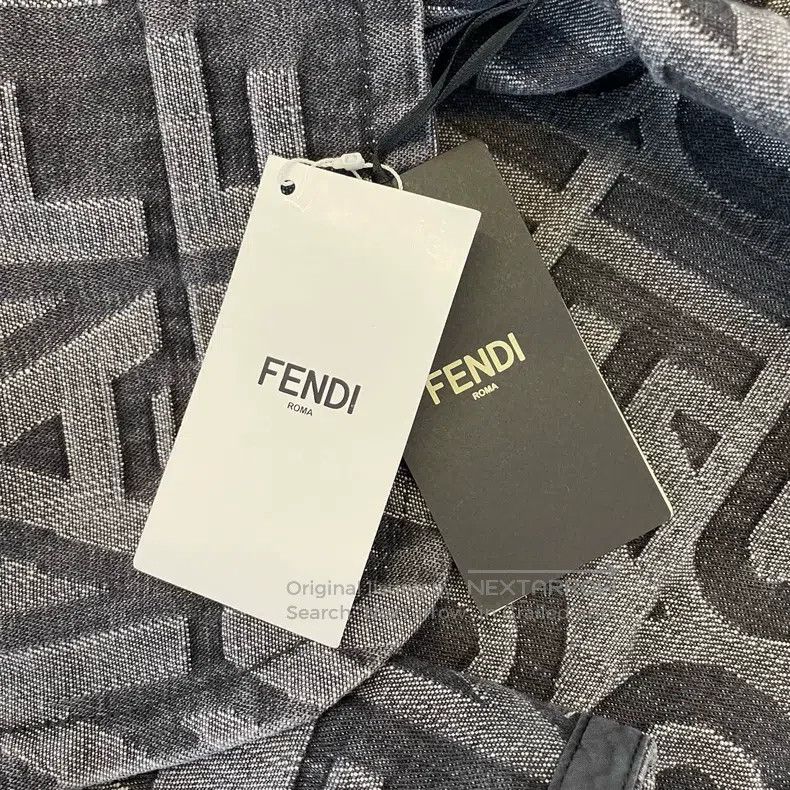 Fendi Fendi Ladies Letter Denim Jacket Size XS / US 0-2 / IT 36-38 - 4 Thumbnail