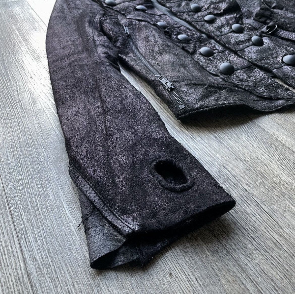 ジャケット・アウター ifsixwasnine mud squardon riders HYDE ifsixwasnine mud squadron riders jacket featuring an