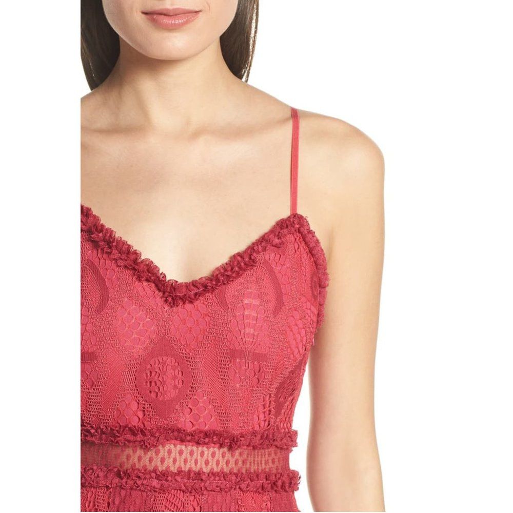 Anthropologie NWT New Anthropologie Foxiedox Gloria Lace Mini Dress In Ra Size M / US 6-8 / IT 42-44 - 4 Thumbnail