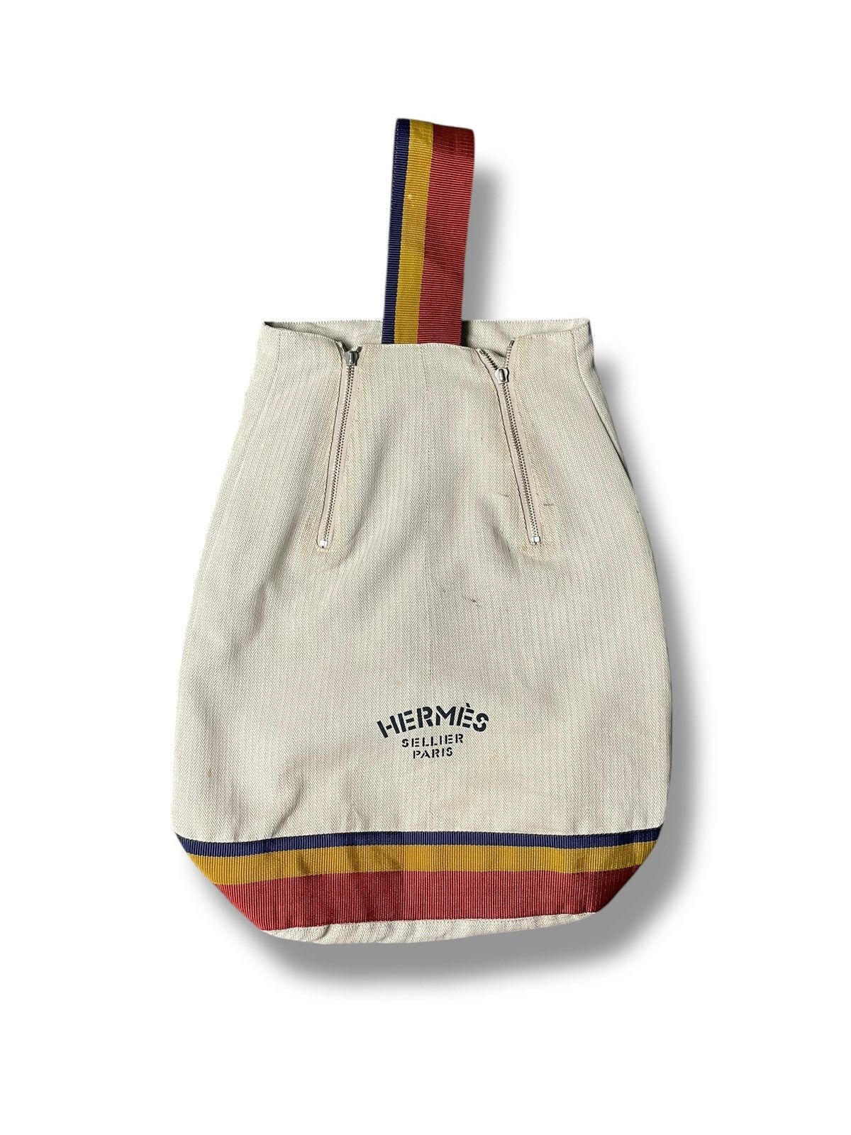 Designer Hermes Canvas Cavalier Shoulder Bag (40) Size ONE SIZE - 1 Thumbnail