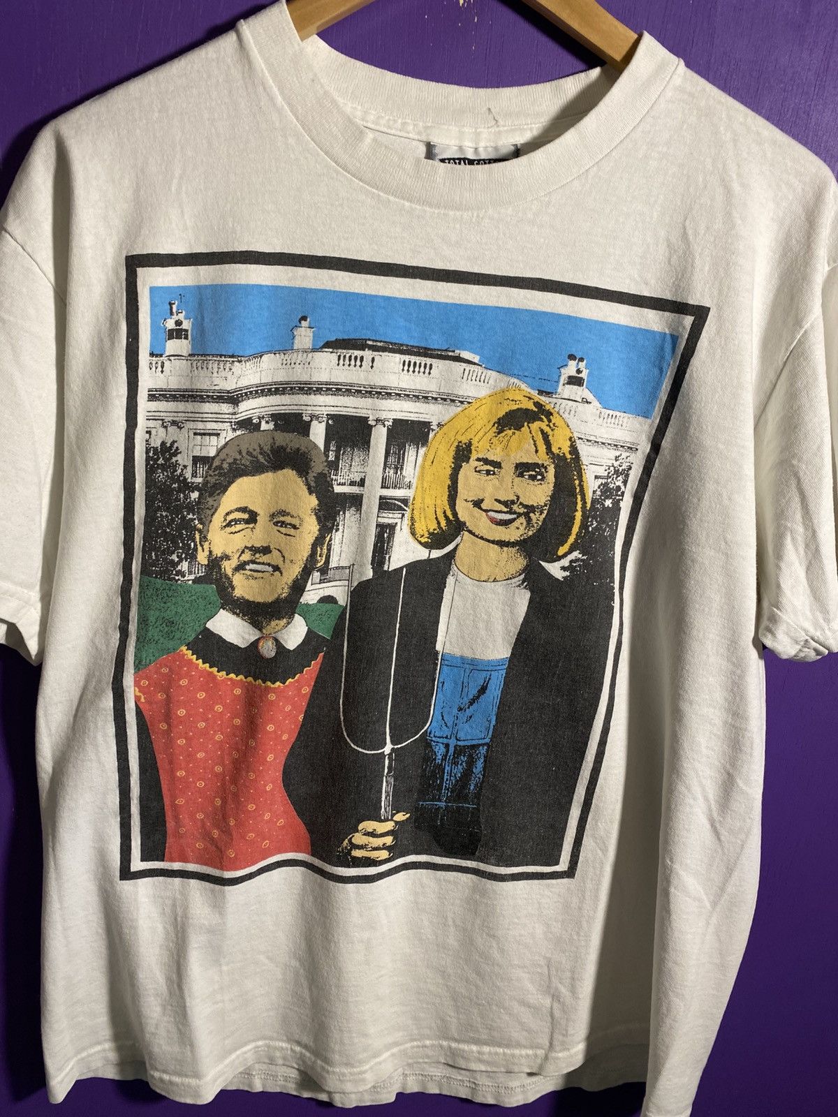 Other Vintage 90s The Clintons american gothic art tee Size US L / EU 52-54 / 3 - 3 Thumbnail