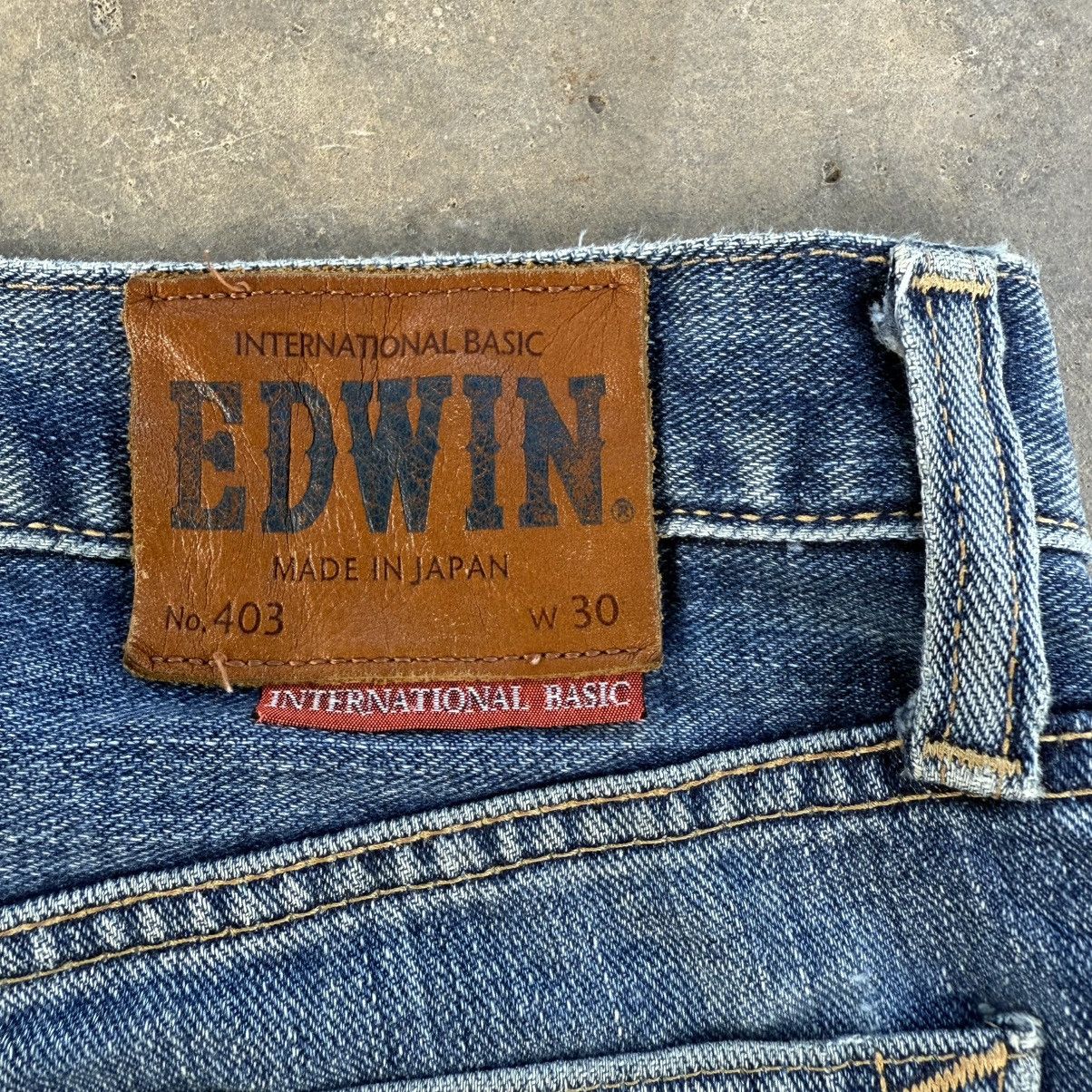 Edwin VINTAGE EDWIN FADED RIPPED JEAN DENIM PANTS Size US 33 - 11 Thumbnail