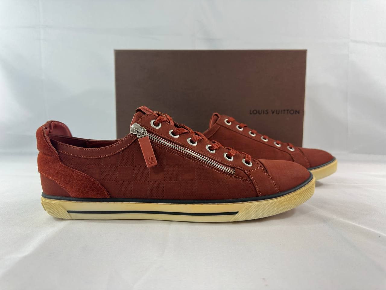 Louis Vuitton Louis Vuitton Challenge Zip Up Damier Casual Sneakers Size US 10 / EU 43 - 1 Thumbnail