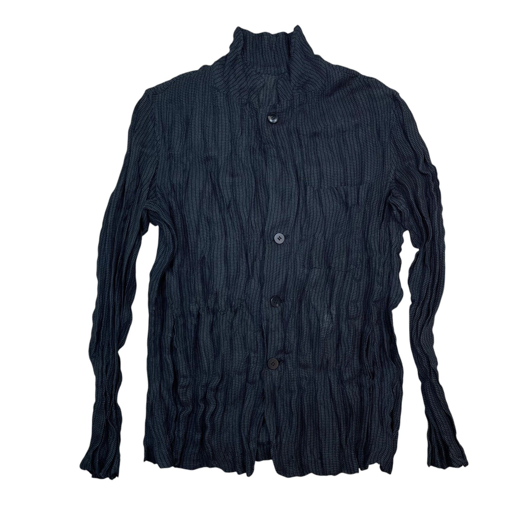 Issey Miyake Issey Miyake Men SS15 Runway Crinkled Shirt Grey (Size M) Size US M / EU 48-50 / 2 - 1 Thumbnail