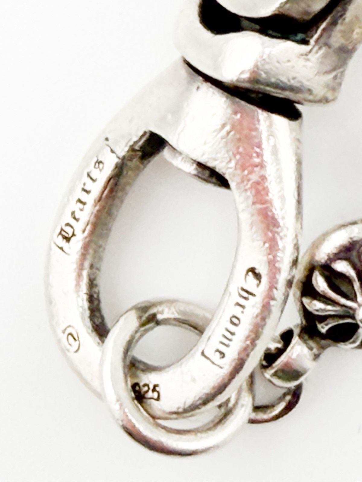 Chrome Hearts RARE! Chrome Hearts Wallet Chain Double Lobster Cross Ball Size ONE SIZE - 5 Thumbnail