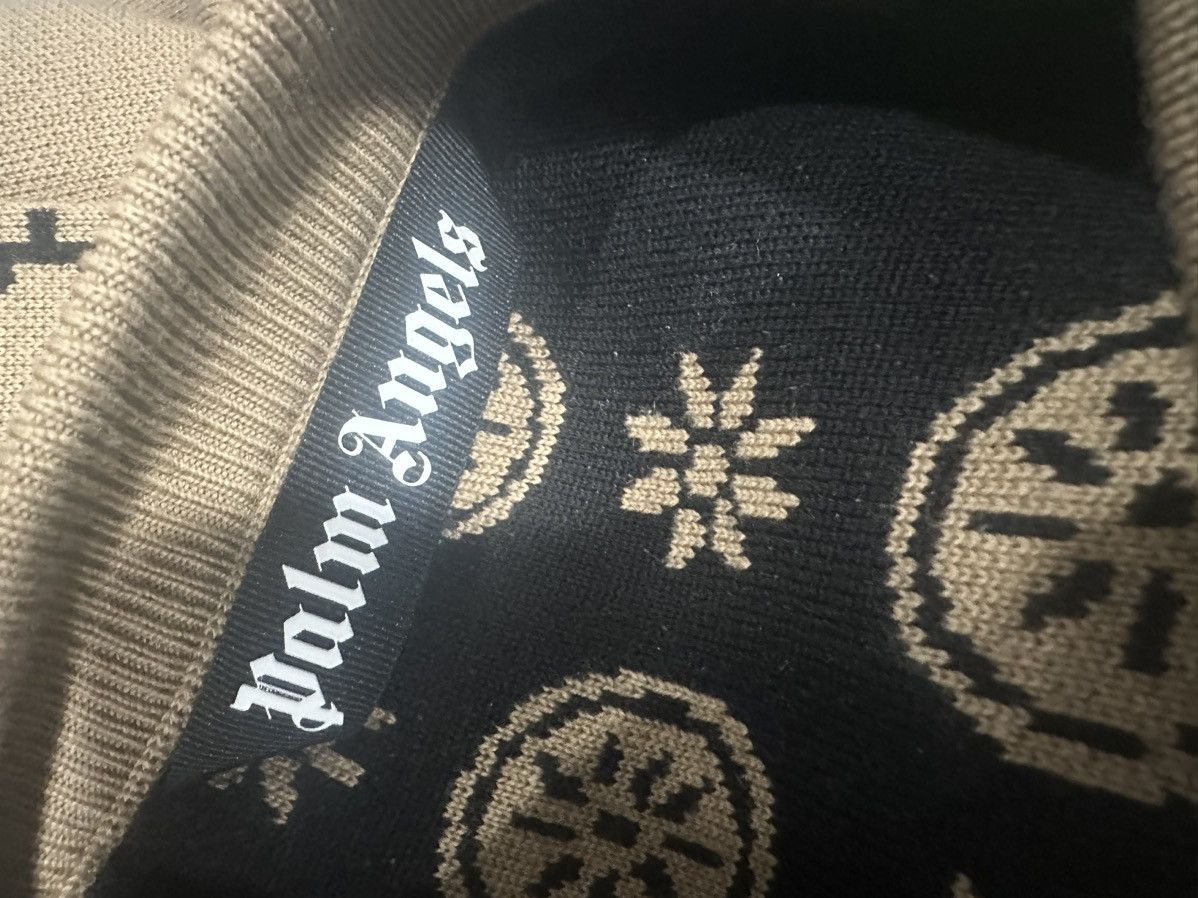 Palm Angels PALM ANGELS JACQUARD BANDANA WOOL SWEATER Size US XL / EU 56 / 4 - 8 Thumbnail