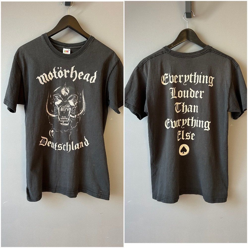 Vintage 2004 Motorhead Deutschland Germany black faded t shirt tee Size US S / EU 44-46 / 1 - 1 Thumbnail