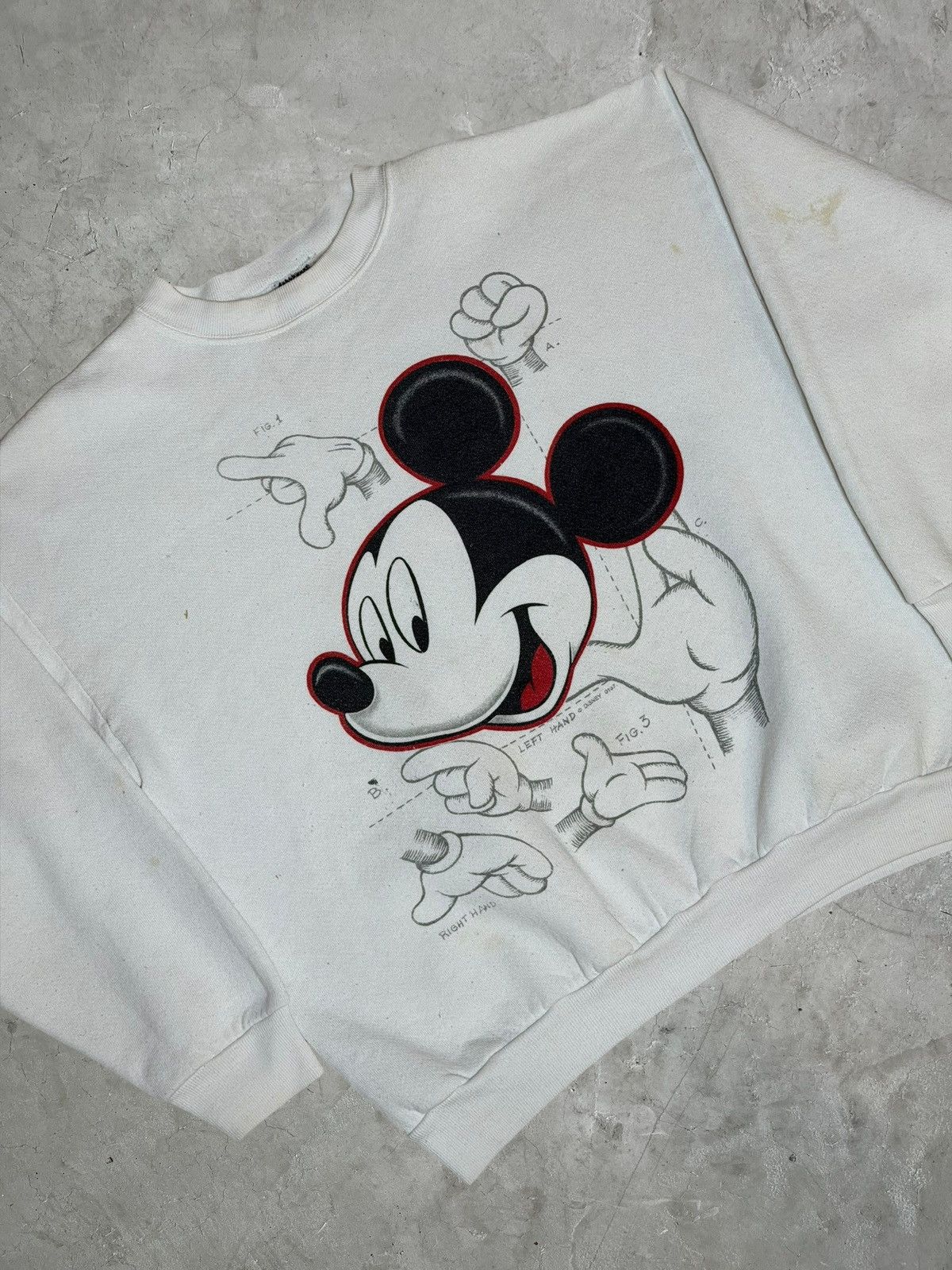 Vintage Vintage Mickey Mouse Crewneck Size US L / EU 52-54 / 3 - 4 Thumbnail