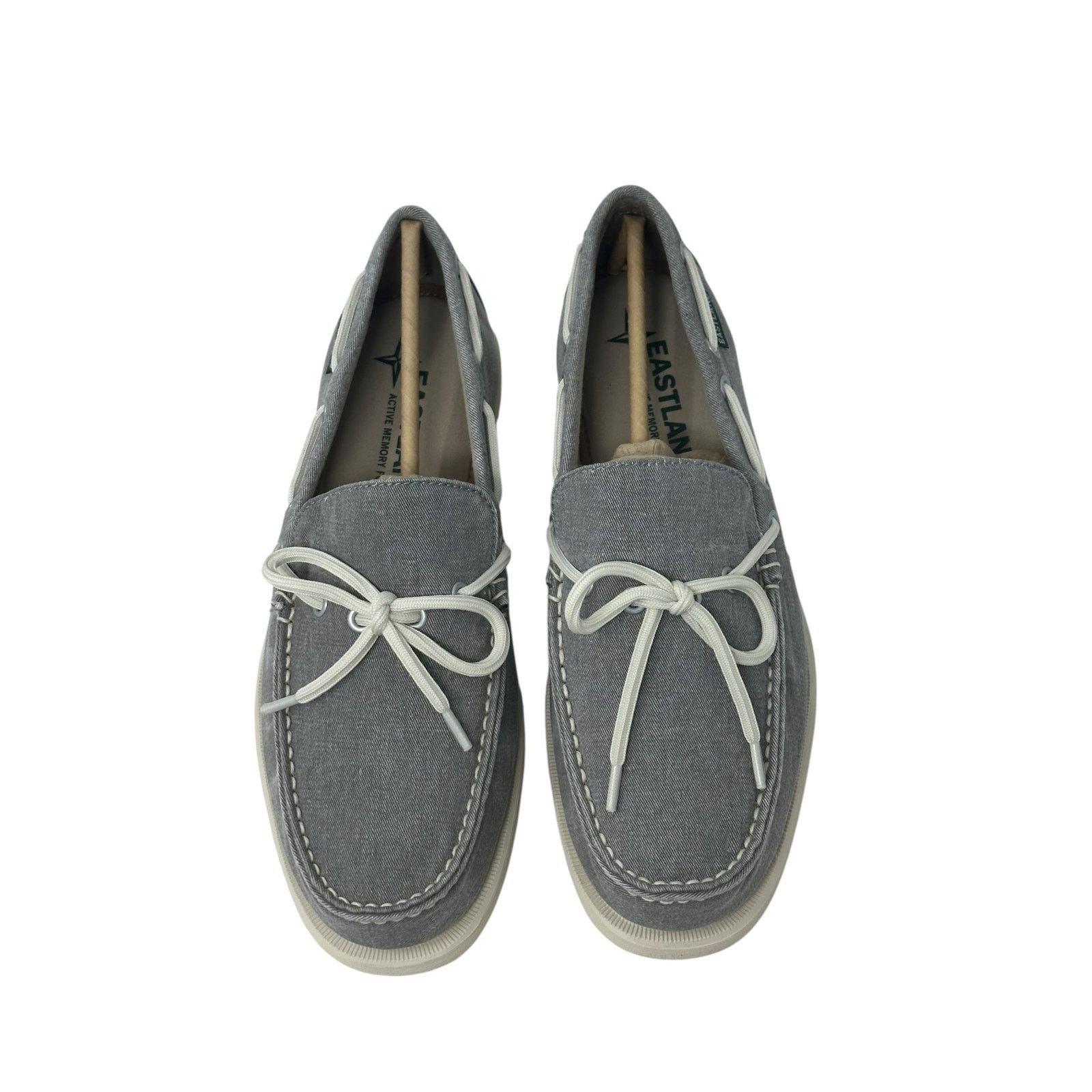 Eastland Eastland Men's Grey Yarmouth Canvas Boat Shoes 8D Size US 8 / EU 41 - 12 Thumbnail