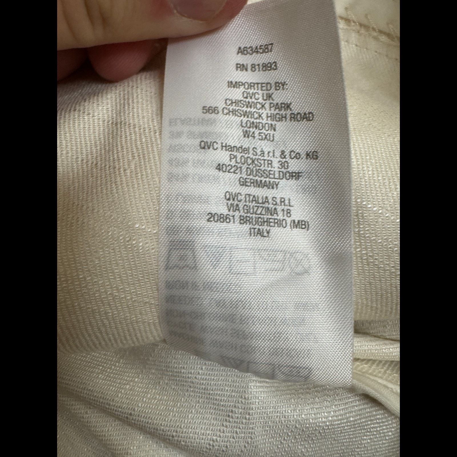 Other Studio Park x Leah Williams Linen Blazer Ivory XL NWOT Size XL / US 12-14 / IT 48-50 - 15 Thumbnail