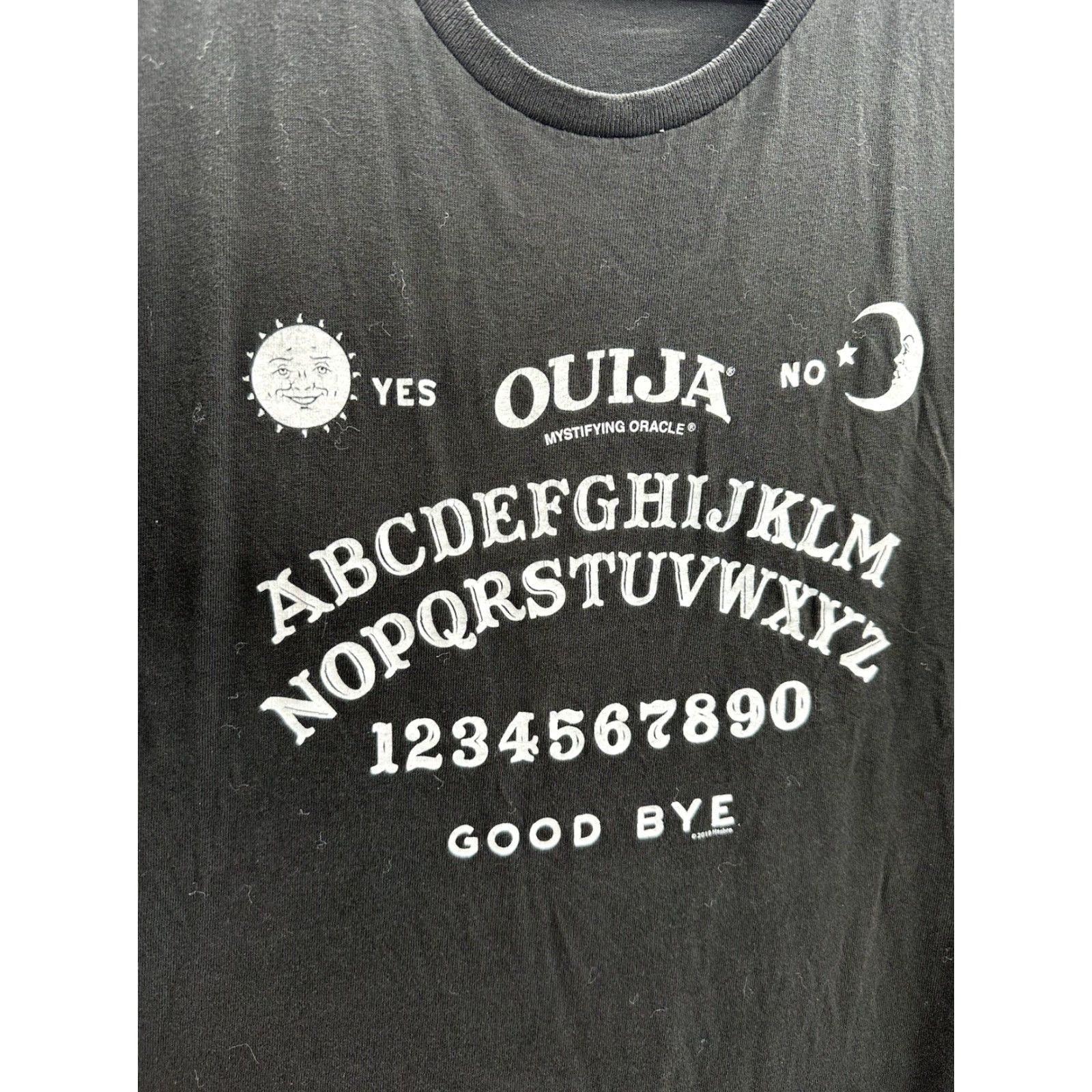 Delta Delta Brand T-Shirt Size Large Black Graphic Ouija Board Short Sleeve Shirt Size L / US 10 / IT 46 - 2 Thumbnail