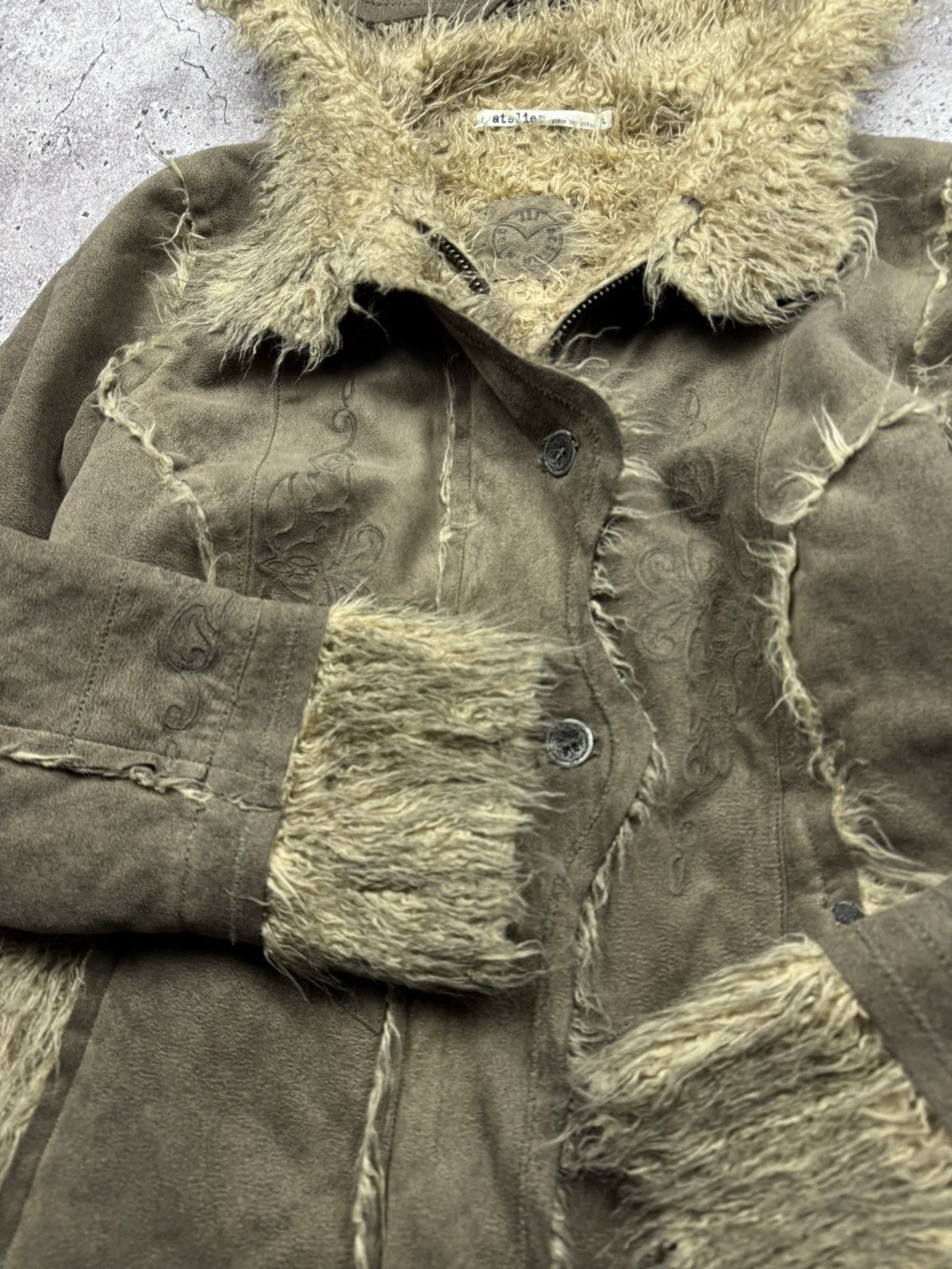 Japanese Brand Avant Garde vintage Fur Zip Hoodie Nile Atelier elf style Size US S / EU 44-46 / 1 - 6 Thumbnail