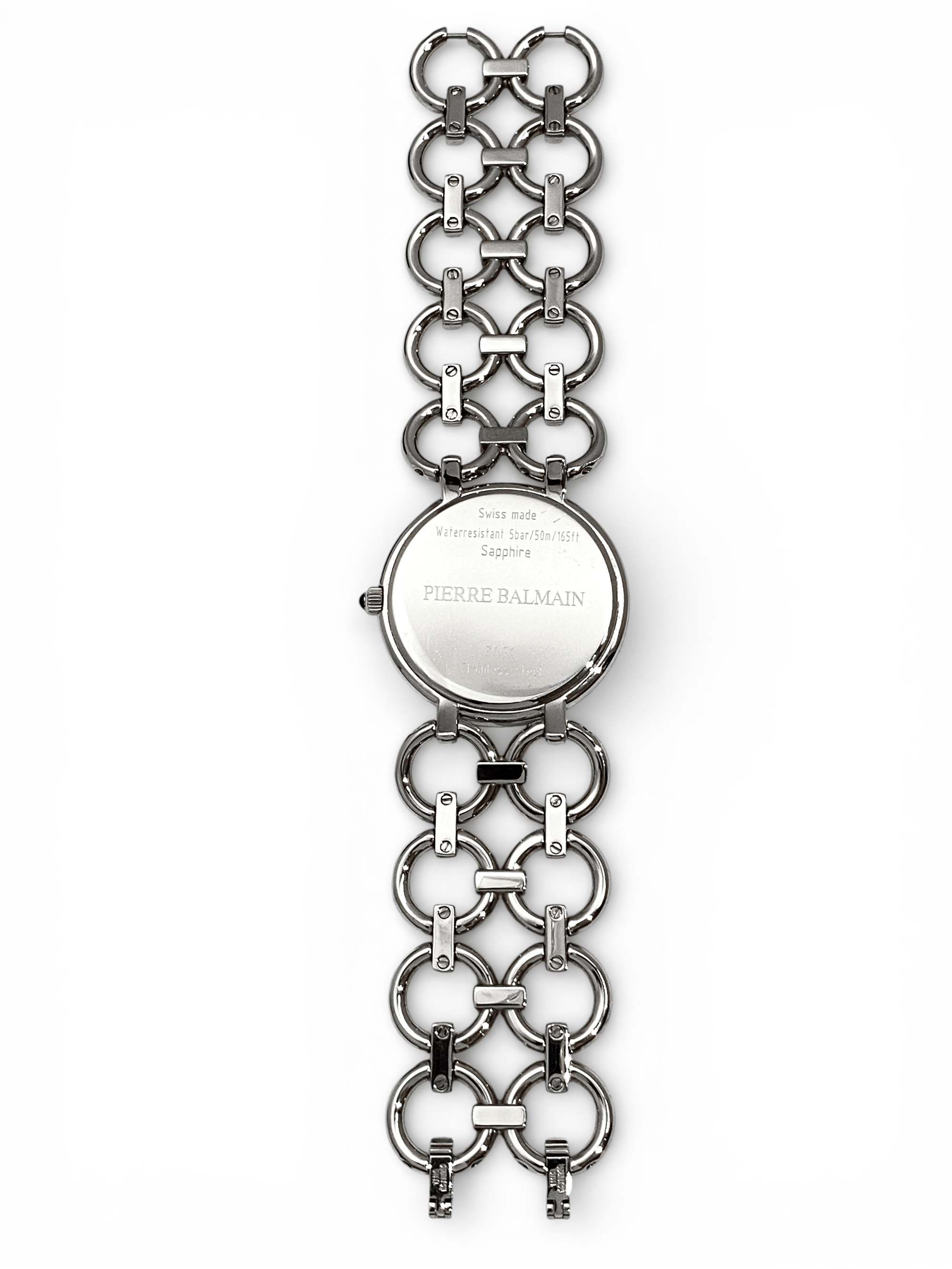 Balmain Balmain Logo Round Chain Strap Quartz Wrist Watch Y2K Size ONE SIZE - 13 Thumbnail
