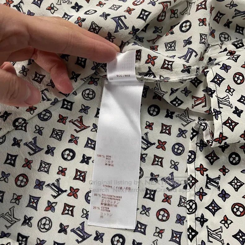 Louis Vuitton Full logo short sleeves
