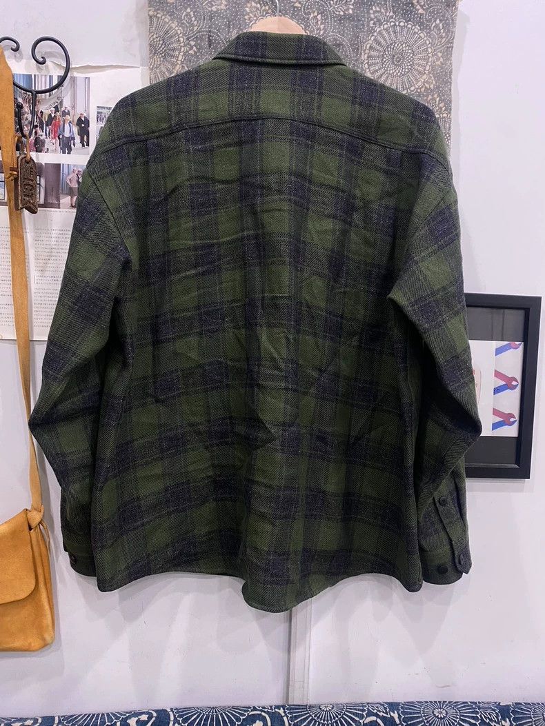 Visvim Visvim22AW LUMBER CHECK L/S Wool Blend Plaid Shirt 2504-Nex Size US L / EU 52-54 / 3 - 2 Thumbnail