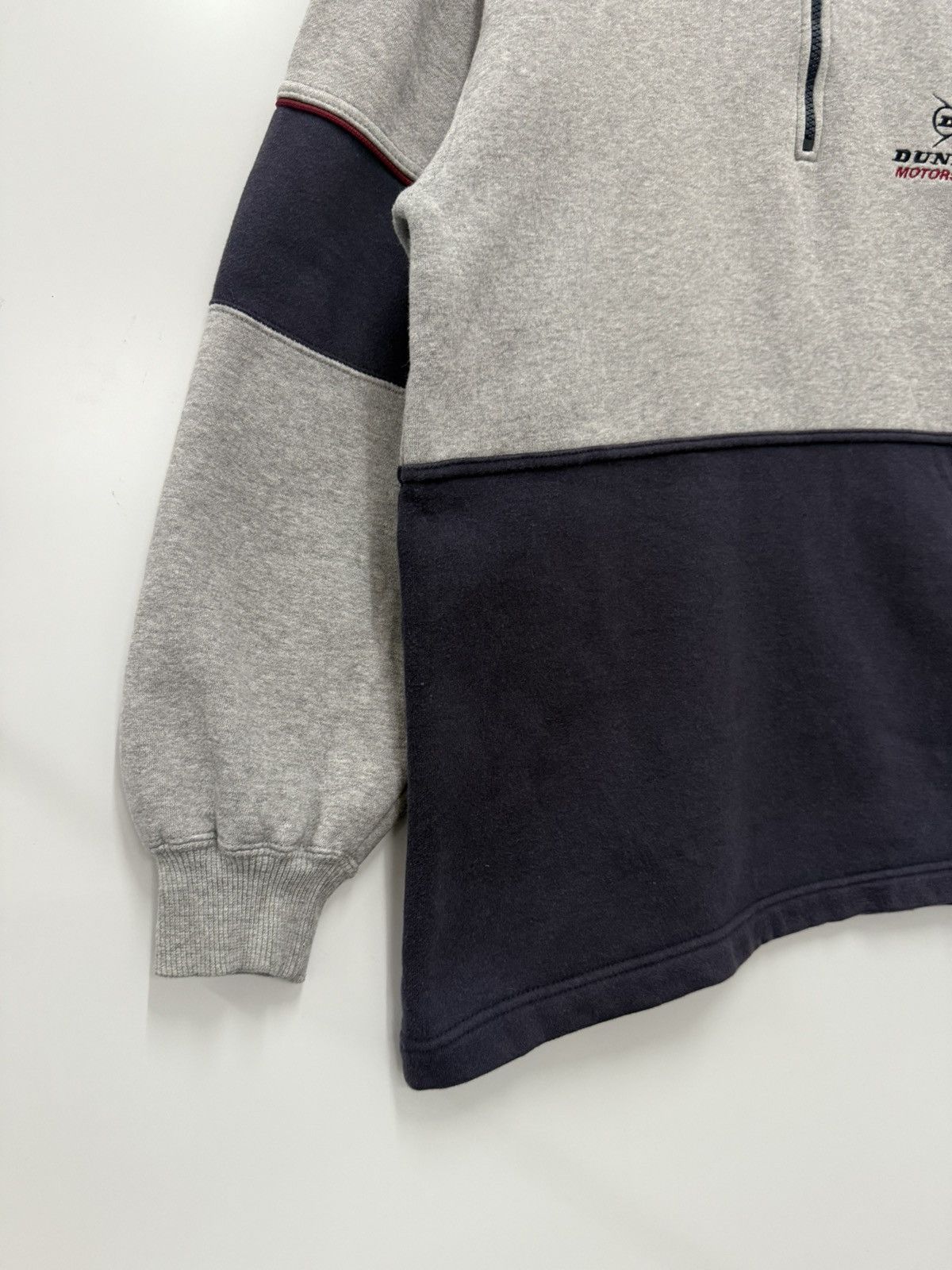 Dunlop 🔥 Dunlop MOTORSPORT Half Zipper sweatshirt - S Size US S / EU 44-46 / 1 - 3 Thumbnail