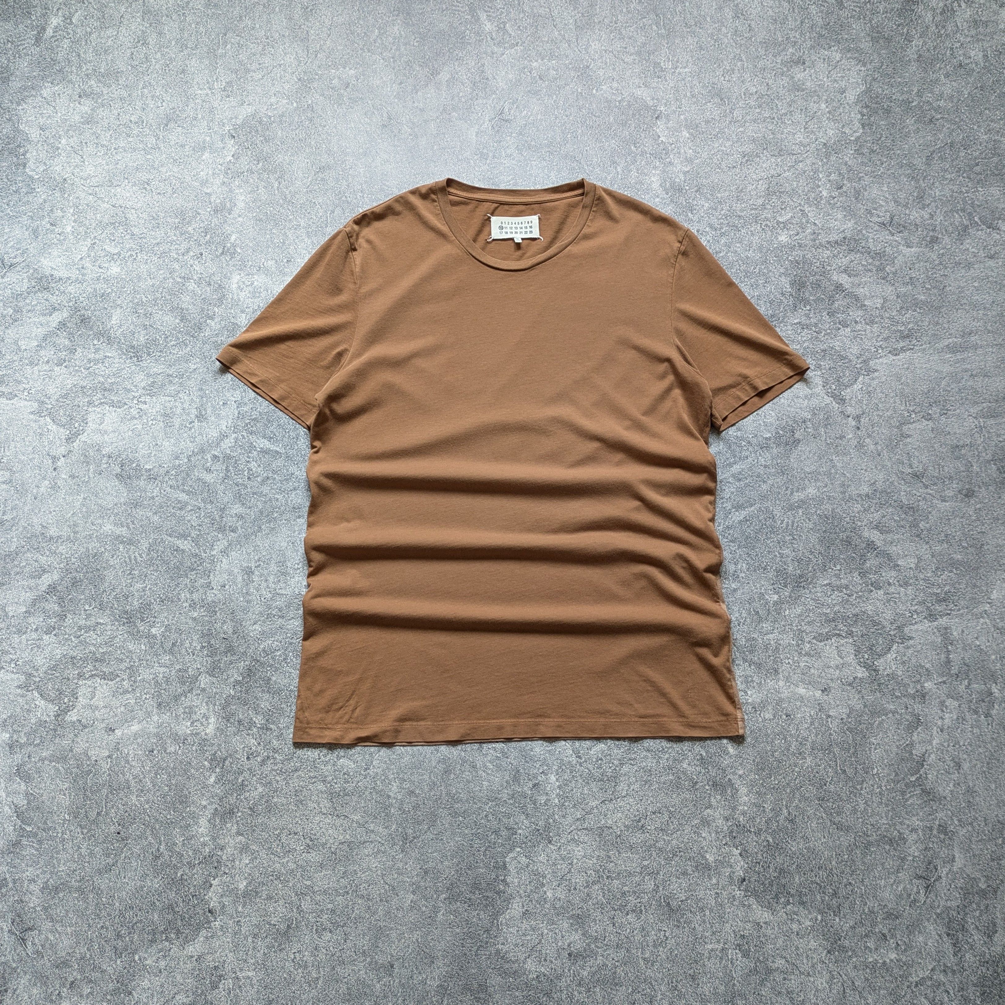 Maison Margiela Paris Asimetric Brown T Shirt