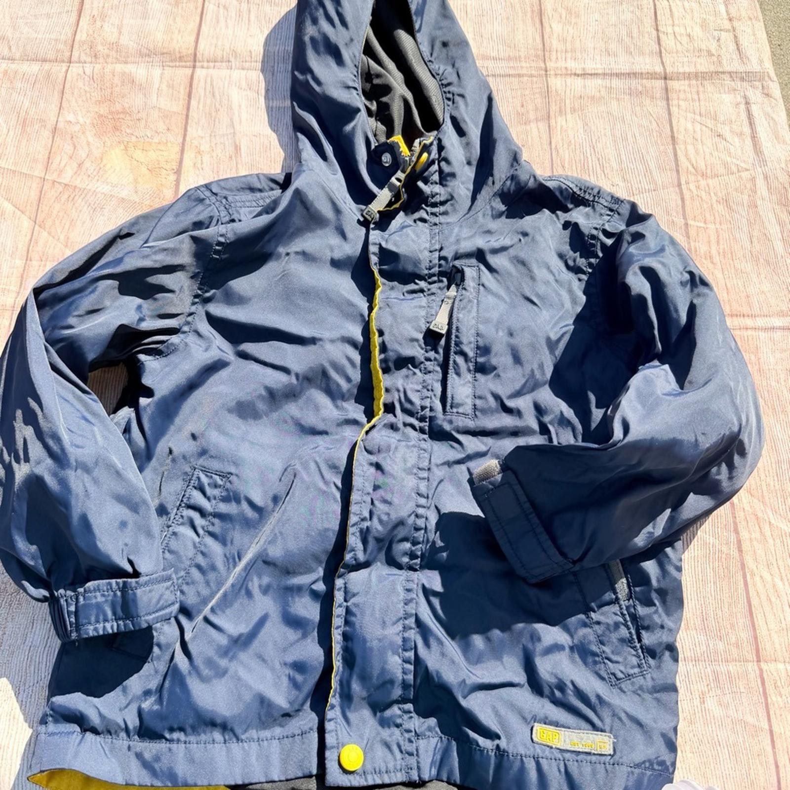 Gap GAP Kids 6/7 Navy Hooded Jacket Size US S / EU 44-46 / 1 - 1 Thumbnail