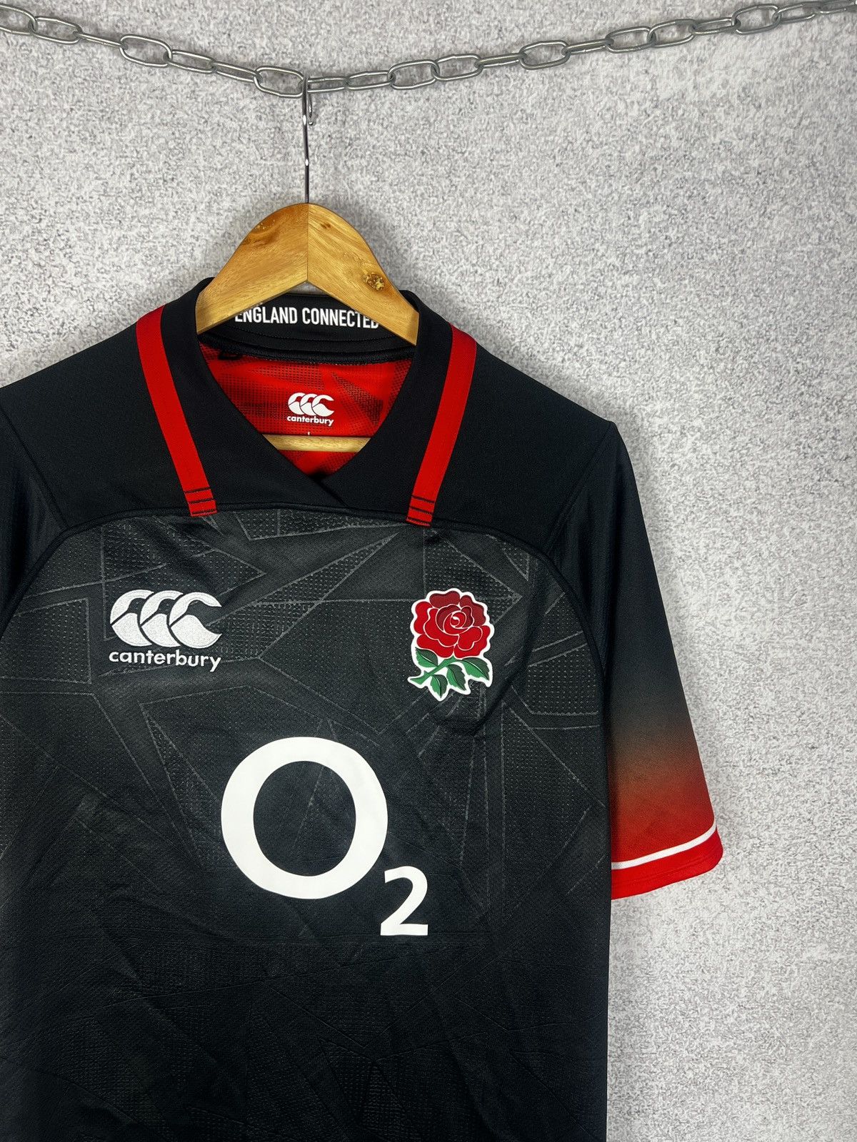Canterbury of New Zealand Canterbury Vinrage England Union Rugby Jersey Shirt Size US L / EU 52-54 / 3 - 2 Thumbnail