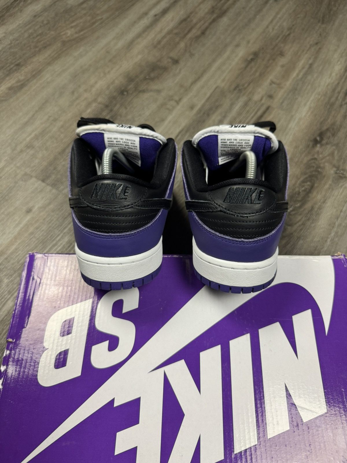 Nike SB Nike Dunk SB Low Court Purple Size 9.5 Size US 9.5 / EU 42-43 - 4 Thumbnail