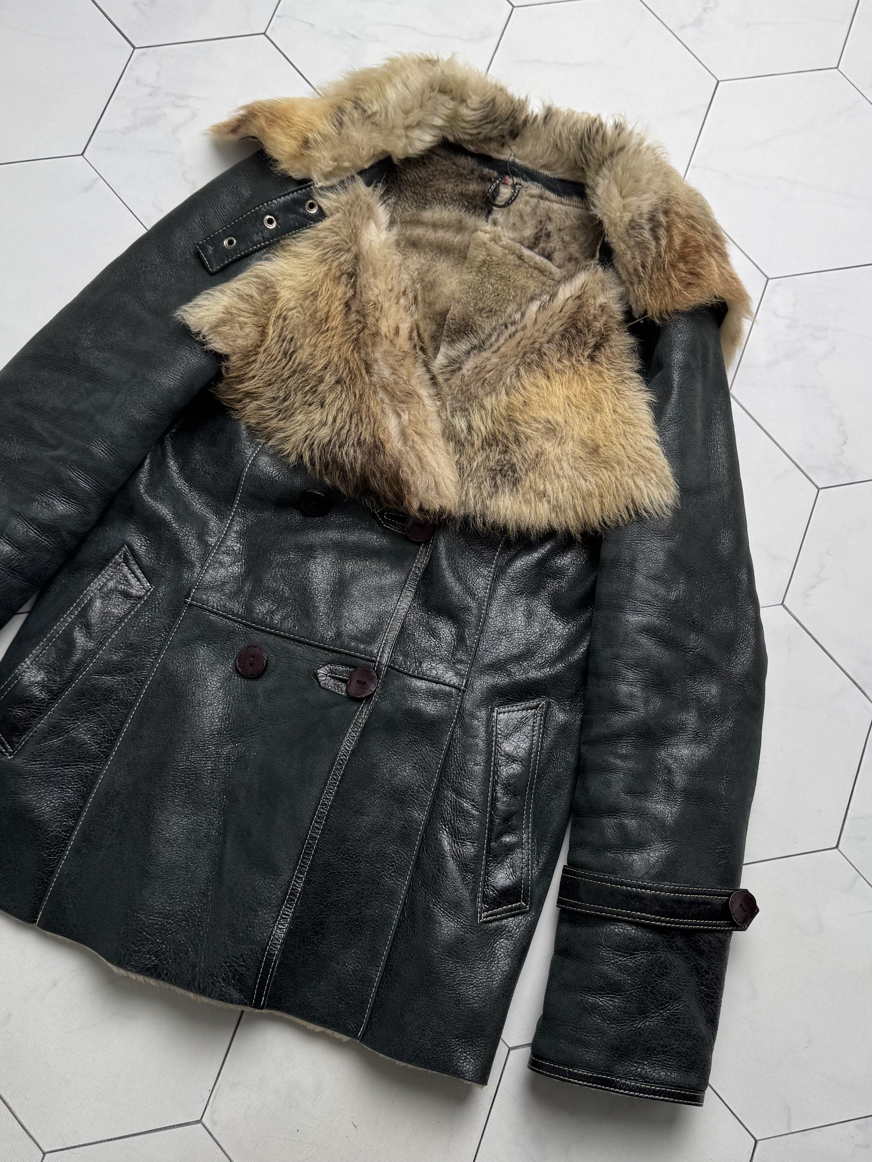 Vintage Vintage Real Sheepskin Coat (B550) Size M / US 6-8 / IT 42-44 - 7 Thumbnail