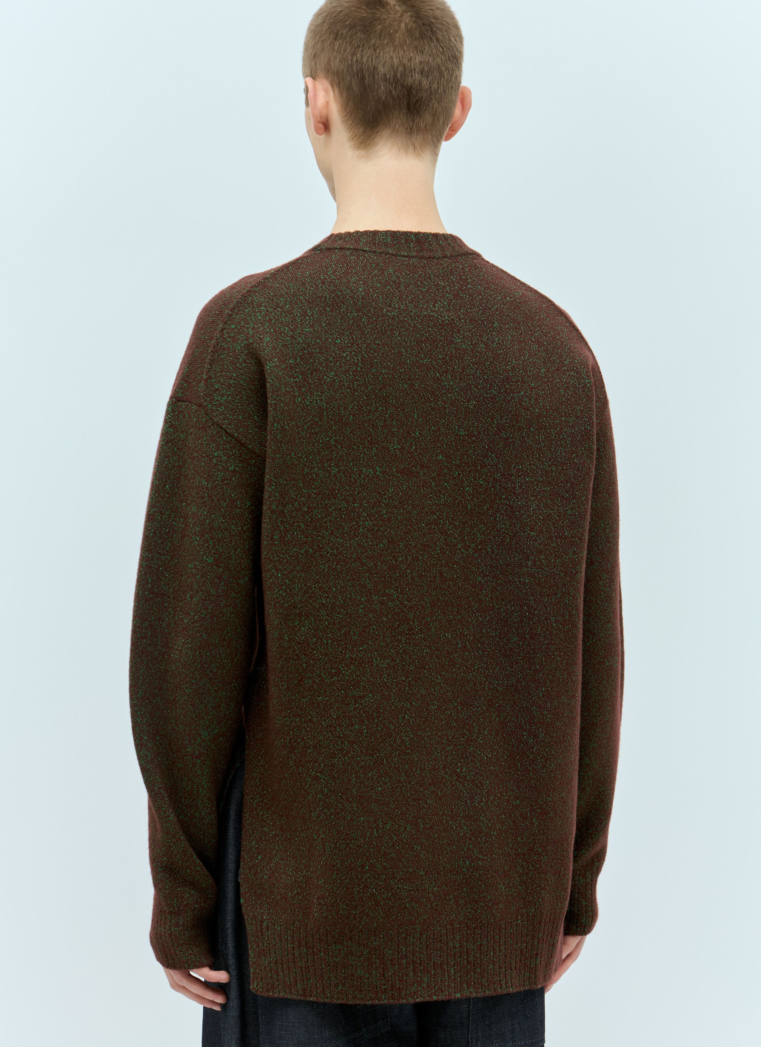 Jil Sander o1mt1gz0625 Oversize Sweater in Brown Size US XL / EU 56 / 4 - 4 Thumbnail