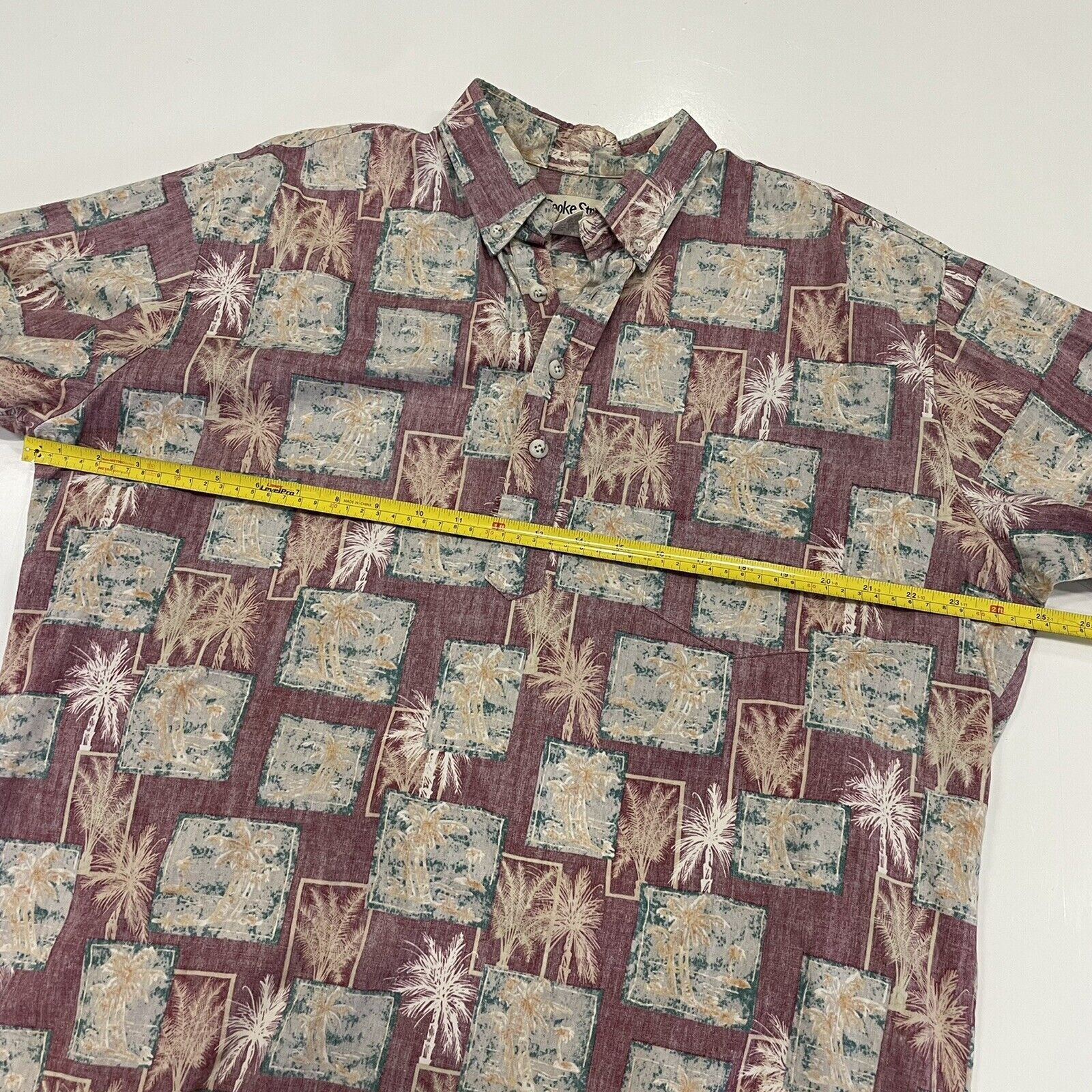 Other VTG Cooke Street Honolulu Reverse Print Hawaiian Palm Shirt Size US L / EU 52-54 / 3 - 5 Thumbnail