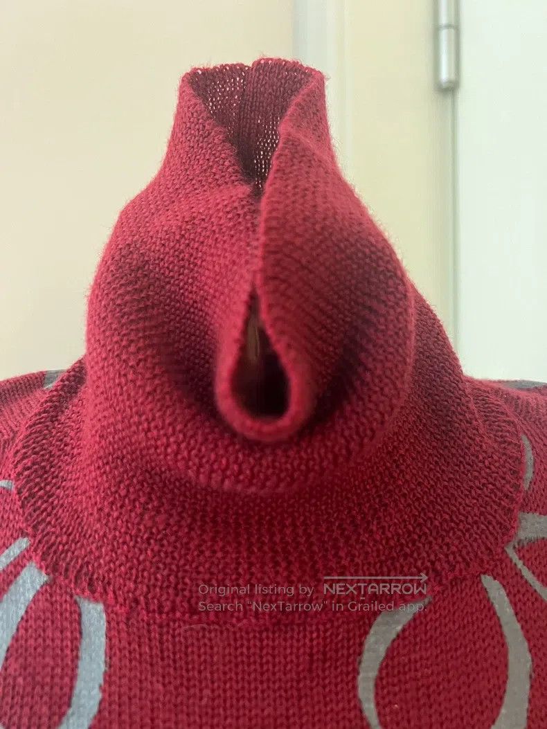 Comme des Garcons Comme Des Garcons size one-size-fits-all Red knit sweater Size S / US 4 / IT 40 - 7 Thumbnail